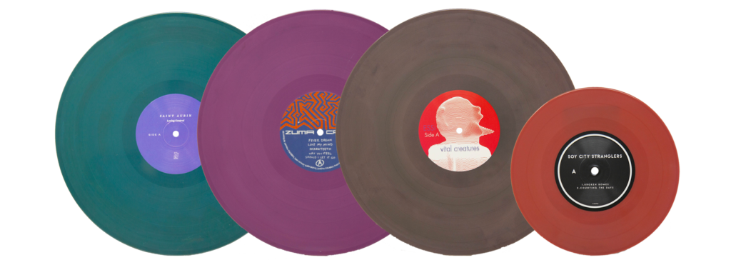 Eco mix vinyl example image - 12" and 7"
