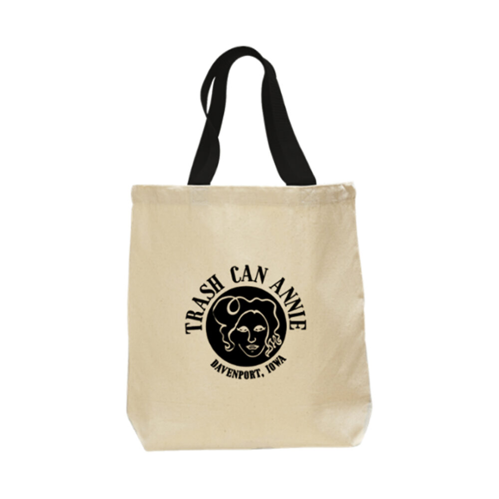 Custom screen printed canvas tote bags