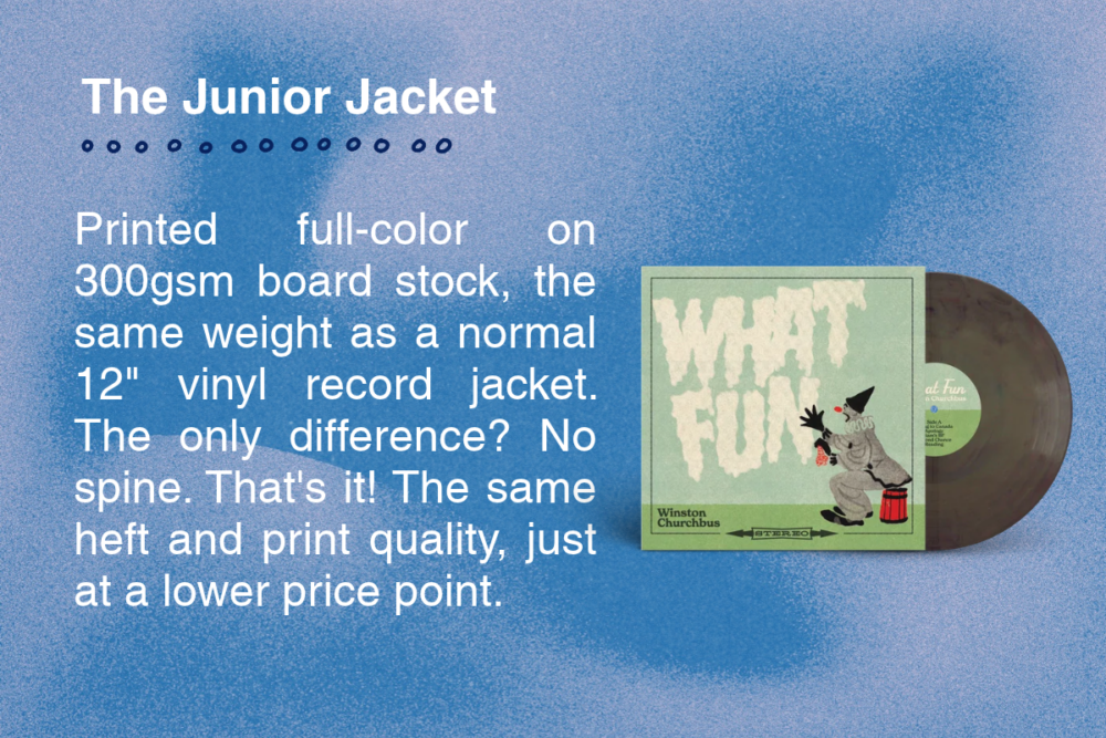 Solid Merch Junior Jacket - 100 Vinyl Records